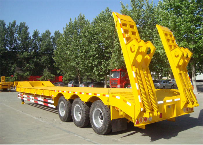80tons lowbed semi trailer 